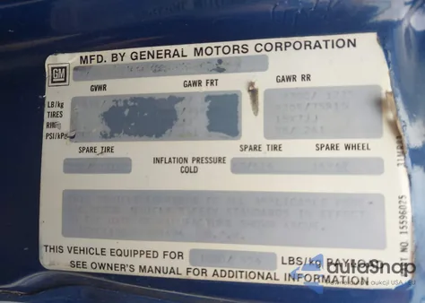 1986 Chevrolet Blazer S10 z USA, uszkodzony, nr VIN 1G8CT18R2G8203684